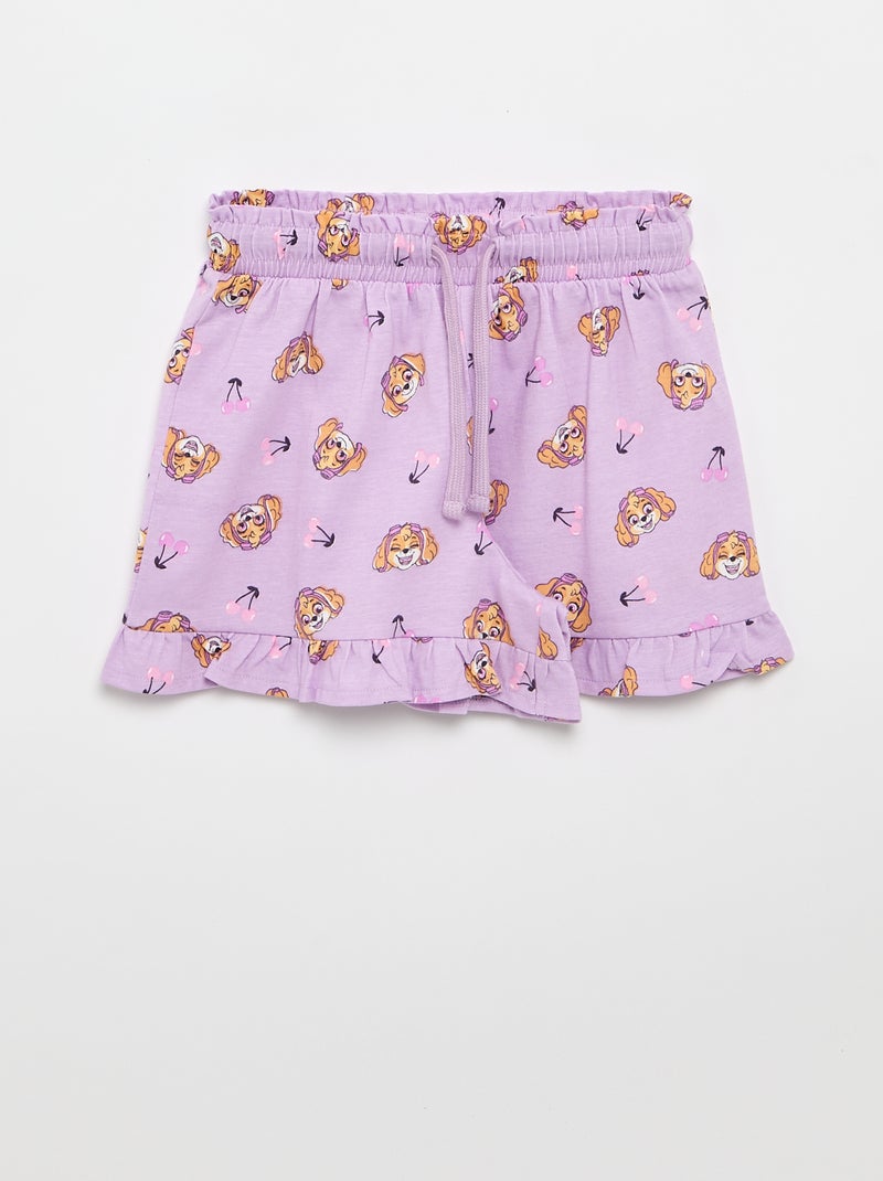 Set short + T-shirt 'Paw Patrol' Wit - Kiabi