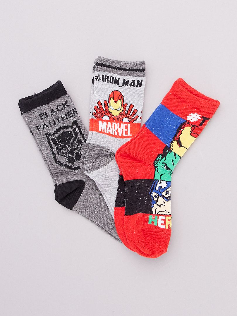 Set sokken 'Avengers' 'Marvel' rood - Kiabi