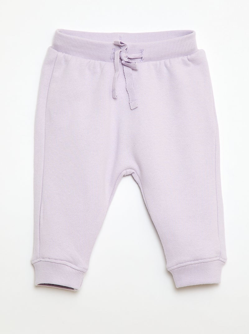 Set sweater + sporttraining met print Paars - Kiabi