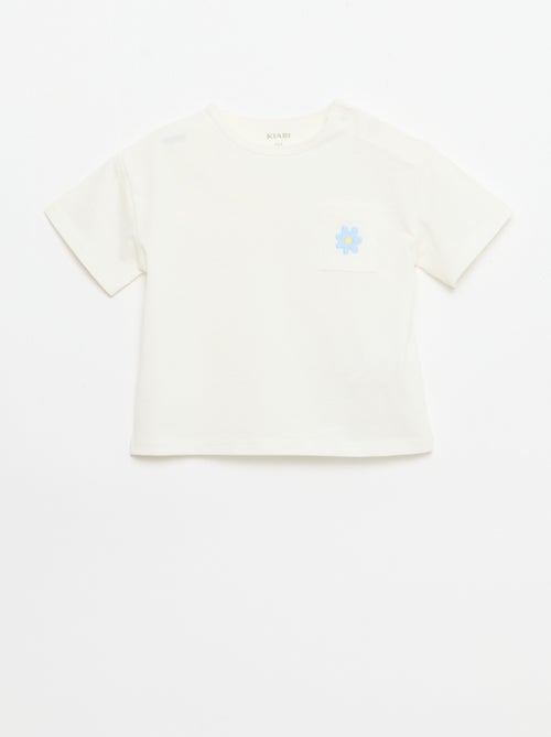 Set T-shirt + geribd fietsbroekje - 2-delig - Kiabi