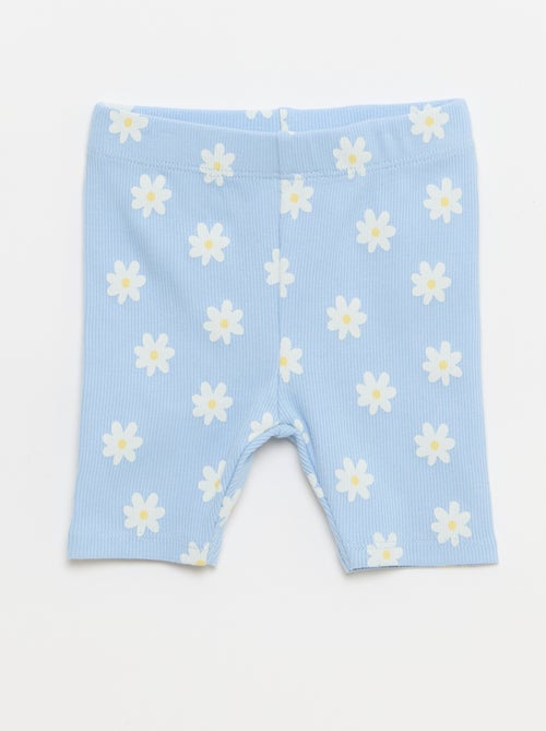 Set T-shirt + geribd fietsbroekje - 2-delig - Kiabi