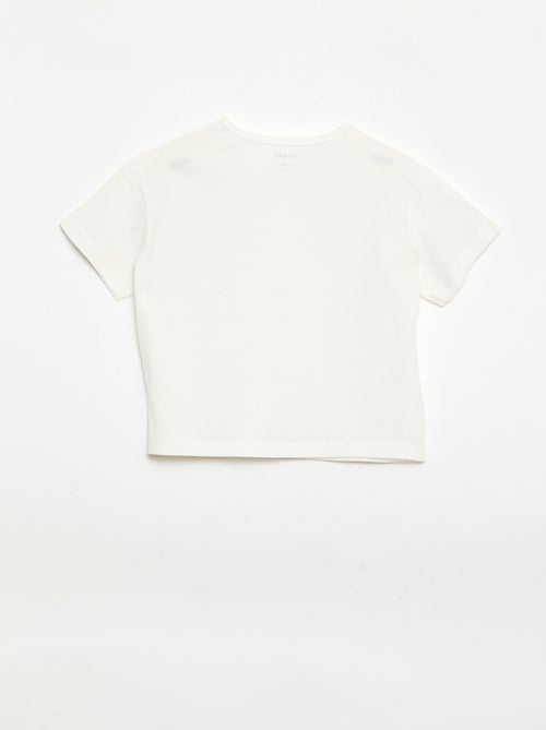 Set T-shirt + geribd fietsbroekje - 2-delig - Kiabi