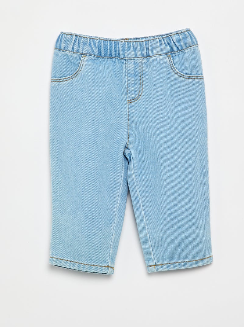 Set T-shirt + jeansbroek - 2-delig Wit - Kiabi