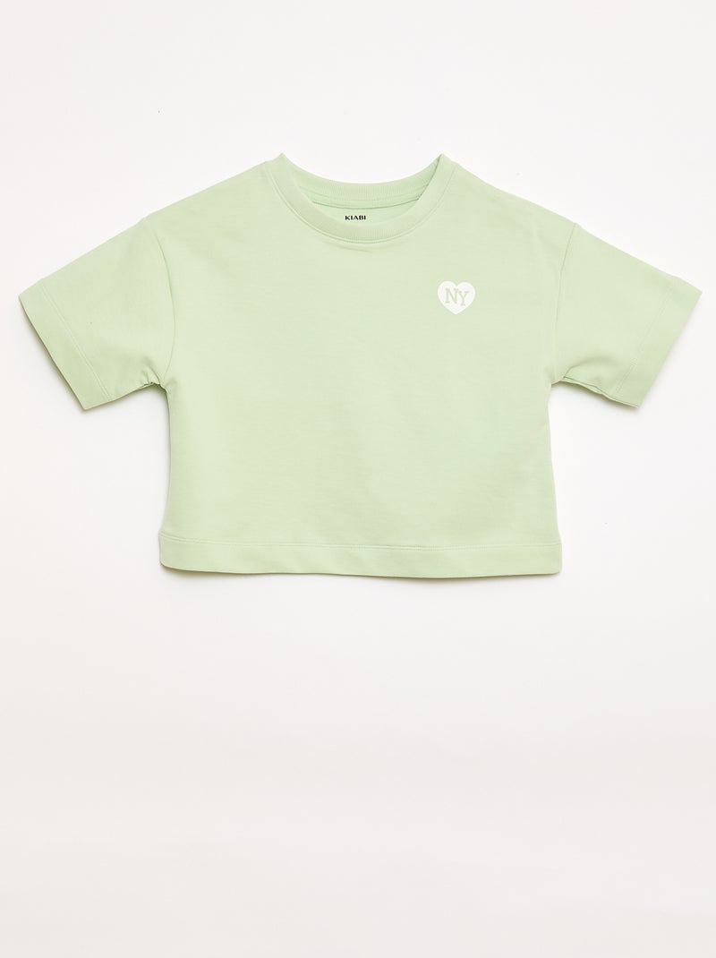 Set T-shirt + Short - 2-delig Groen - Kiabi