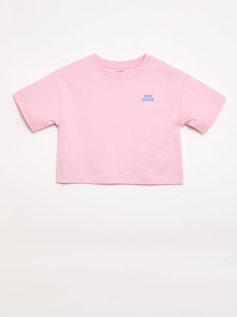Set T-shirt + Short - 2-delig Rose - Kiabi