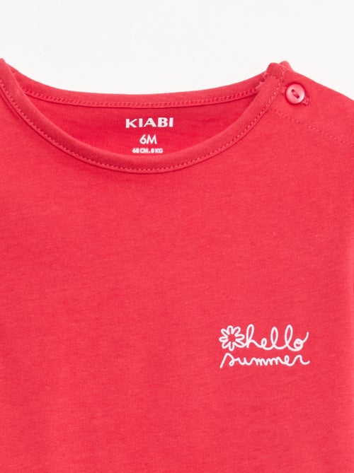 Set T-shirt + short met all-over print - Kiabi