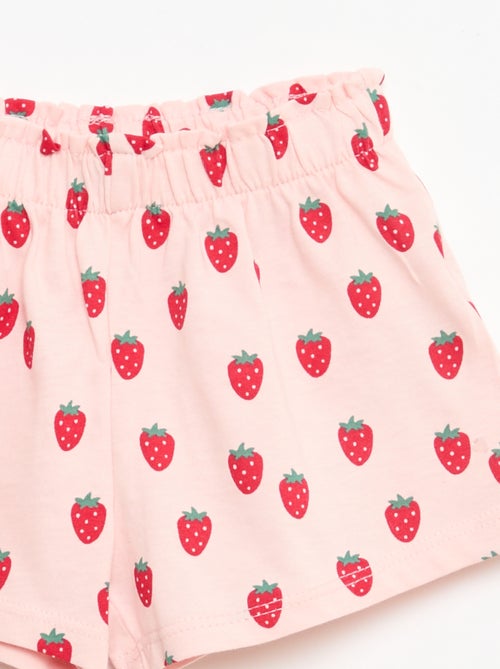 Set T-shirt + short met all-over print - Kiabi