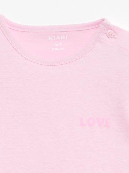 Set T-shirt + short met all-over print - Kiabi