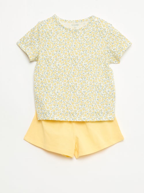 Set T-shirt + short met all-over print - Kiabi