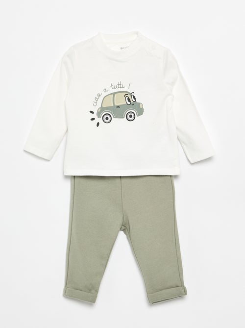 Set T-shirt + sporttrainingbroek - 2-delig - Kiabi
