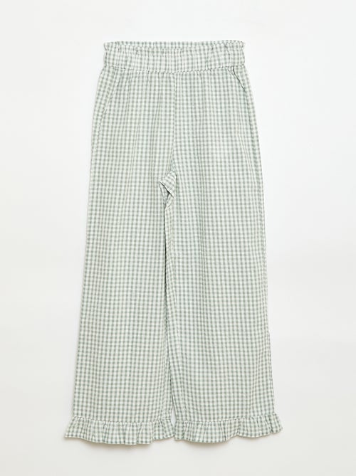 Set top + broek met katoenen details - Kiabi