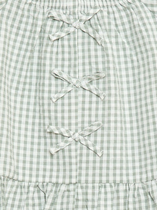 Set top + broek met katoenen details - Kiabi