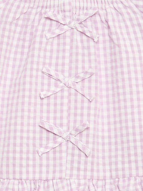 Set top + broek met katoenen details - Kiabi