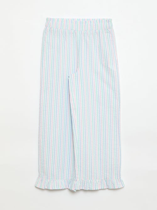 Set top + broek met katoenen details - Kiabi