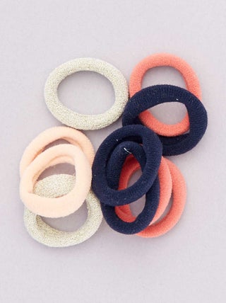 Set van 10 elastische scrunchies