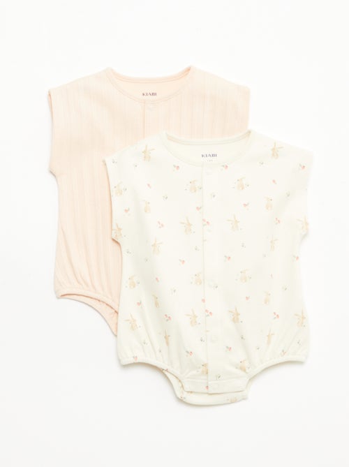 Set van 2 barboteuses - Kiabi