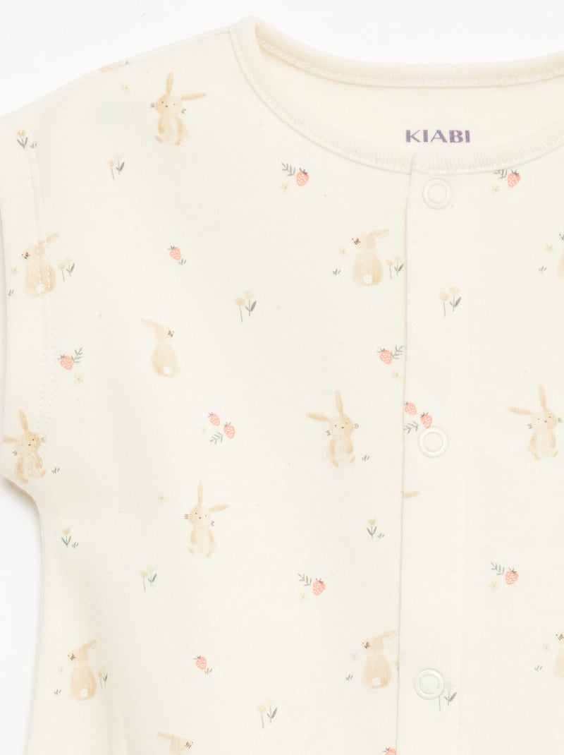 Set van 2 barboteuses Wit - Kiabi