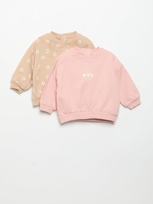 Set van 2 bedrukte sweatshirts - Kiabi