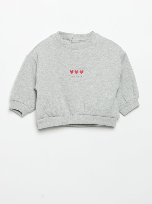 Set van 2 bedrukte sweatshirts - Kiabi
