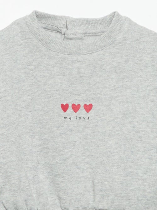 Set van 2 bedrukte sweatshirts - Kiabi