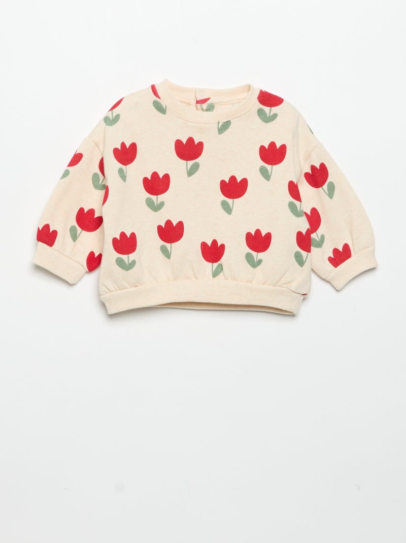 Set van 2 bedrukte sweatshirts Wit - Kiabi