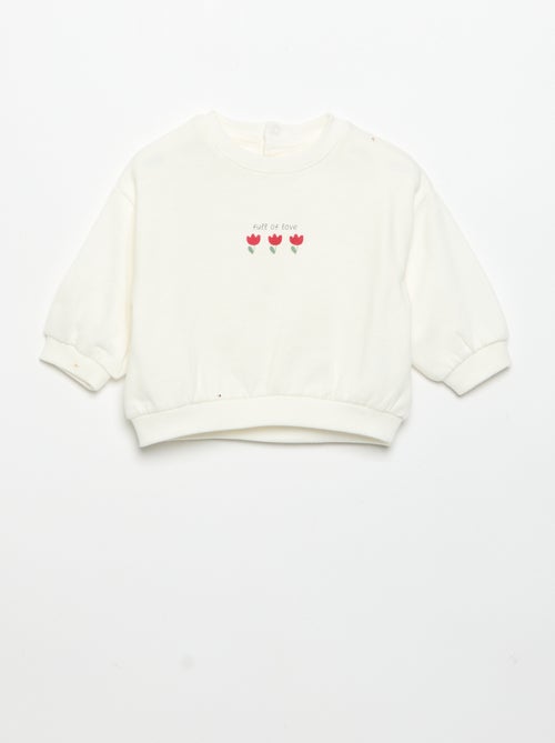 Set van 2 bedrukte sweatshirts - Kiabi Set van 2 bedrukte sweatshirts - Kiabi