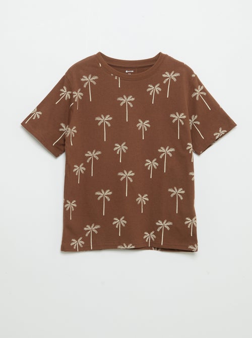 Set van 2 bedrukte T-shirts met korte mouwen - Kiabi