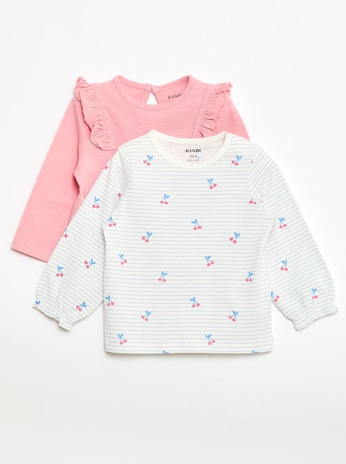 Set van 2 bedrukte T-shirts - Kiabi