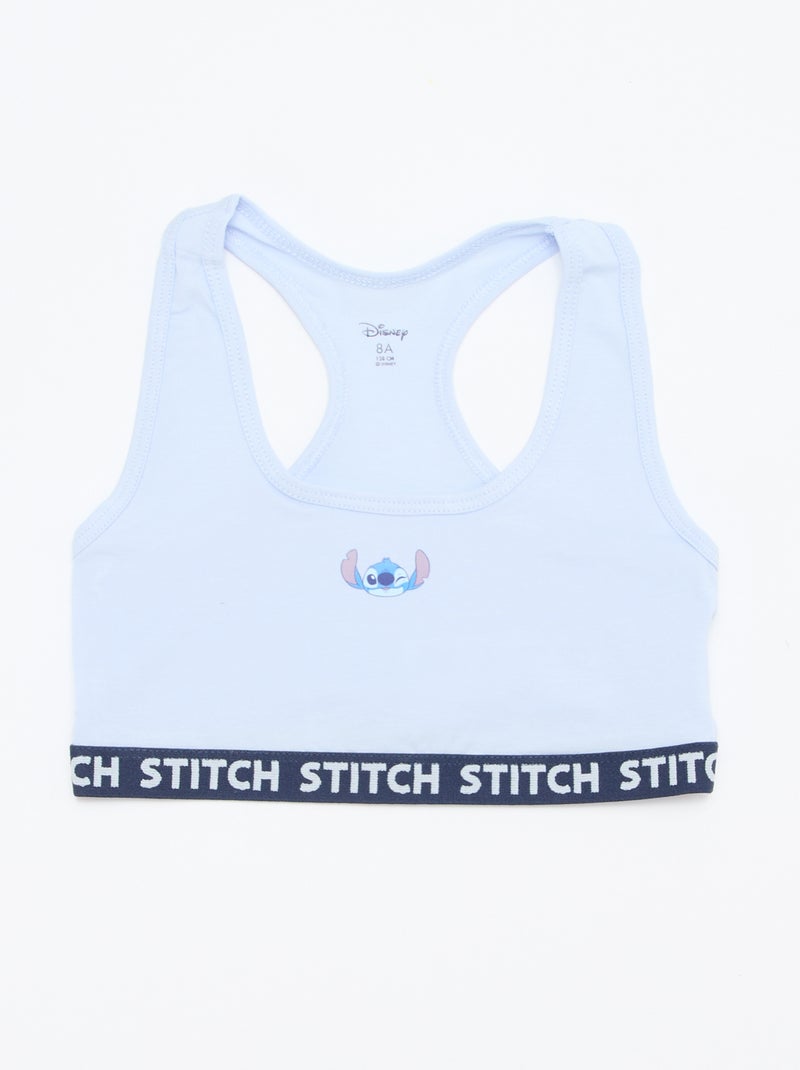 Set van 2 beha's 'Stitch' Blauw - Kiabi