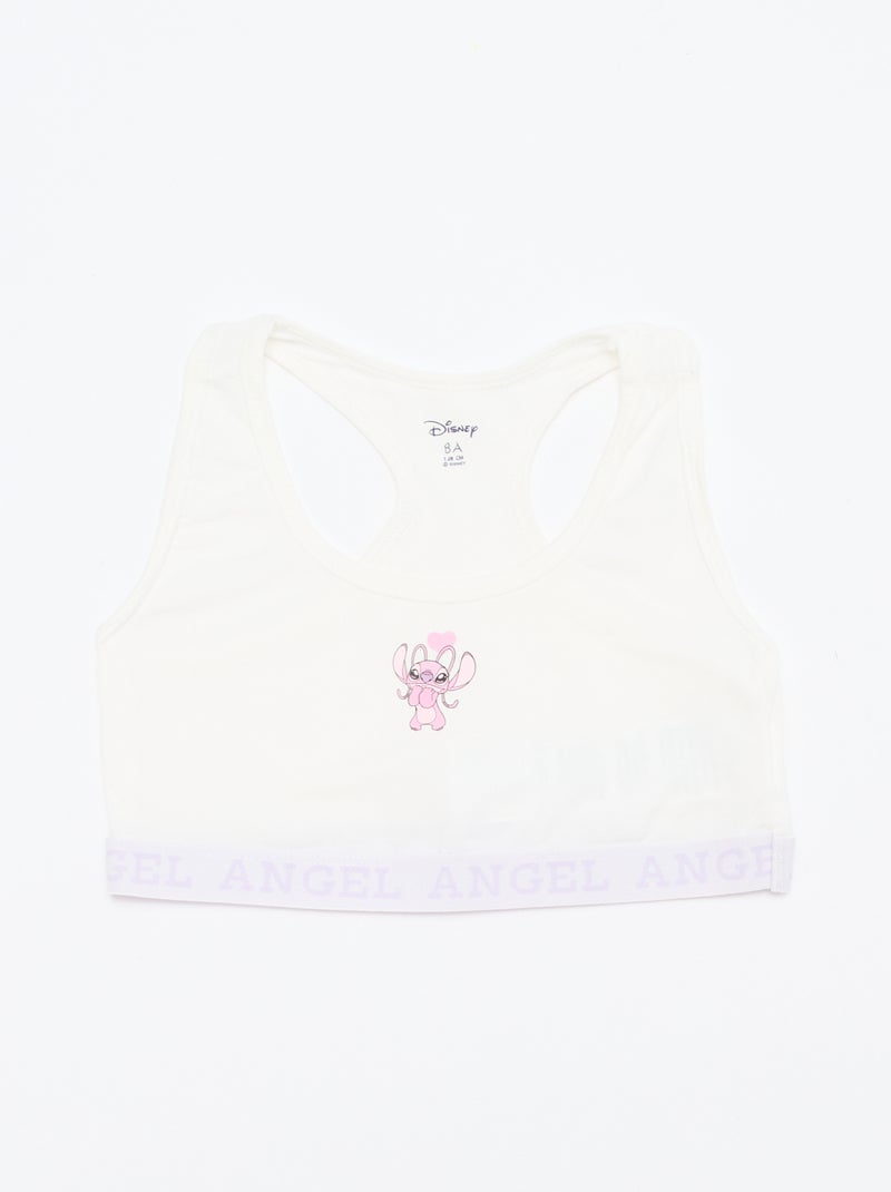 Set van 2 beha's 'Stitch' Paars - Kiabi