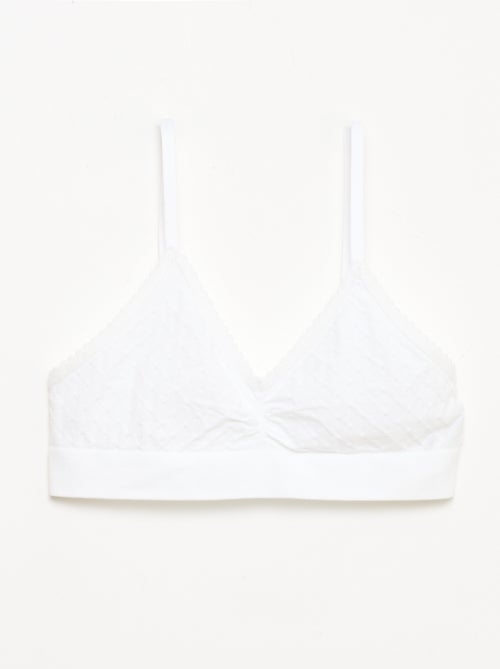 Set van 2 beha's van gewatteerde tricot - Kiabi
