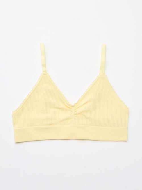 Set van 2 beha's van ribtricot - Kiabi