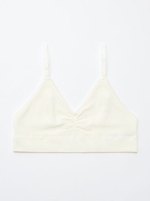 Set van 2 beha's van ribtricot - Kiabi