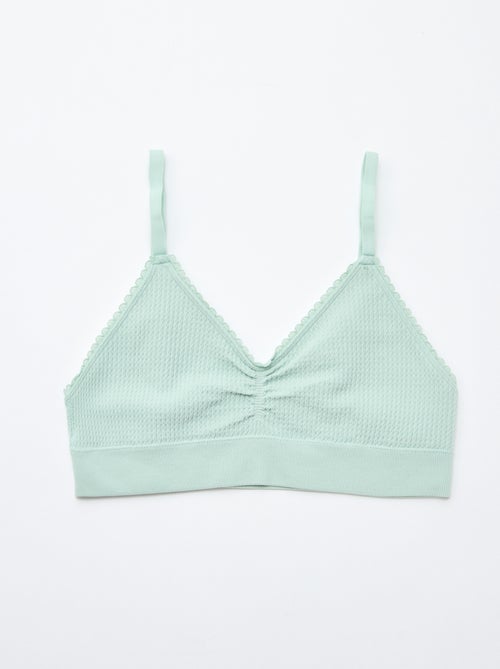 Set van 2 beha's van ribtricot - Kiabi