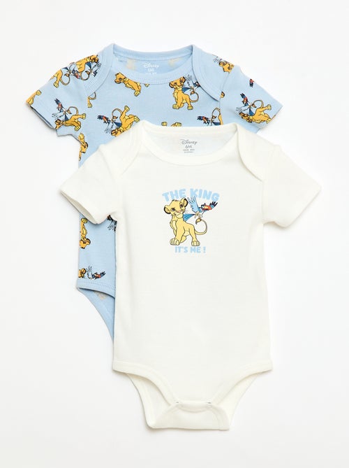 Set van 2 bodies met korte mouwen 'Disney' 'Simba' - Kiabi