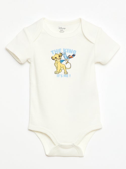 Set van 2 bodies met korte mouwen 'Disney' 'Simba' - Kiabi