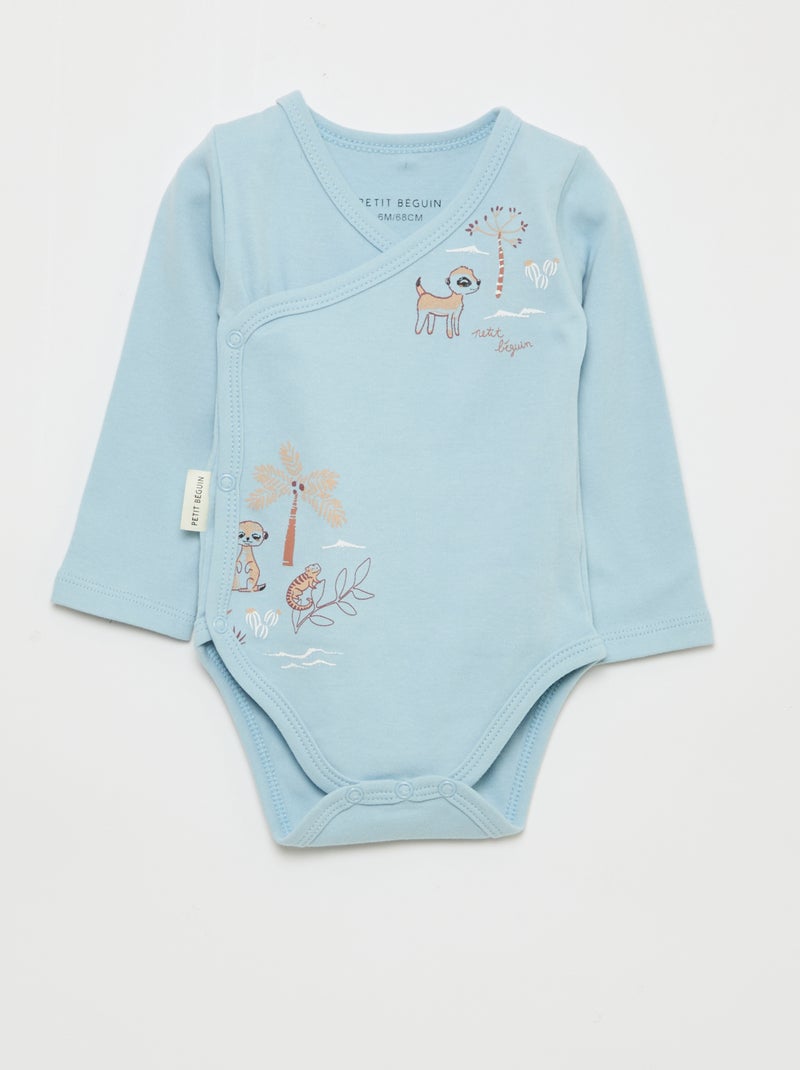 Set van 2 bodies 'Petit Béguin' Blauw - Kiabi