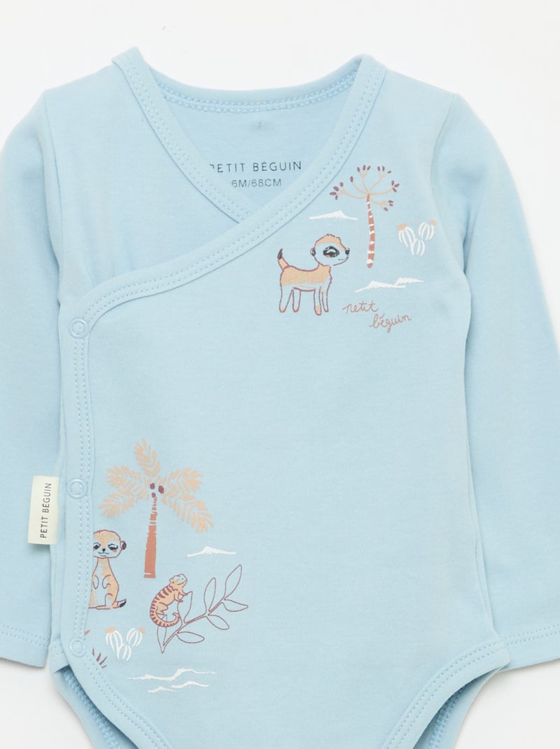 Set van 2 bodies 'Petit Béguin' Blauw - Kiabi