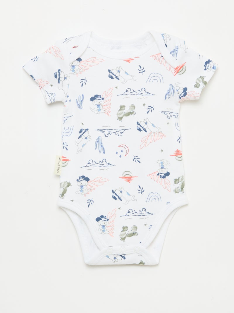 Set van 2 bodies 'Petit Béguin' Blauw - Kiabi