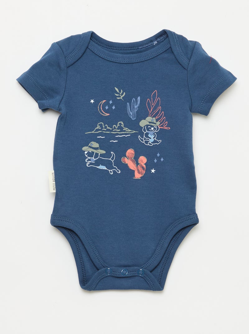 Set van 2 bodies 'Petit Béguin' Blauw - Kiabi