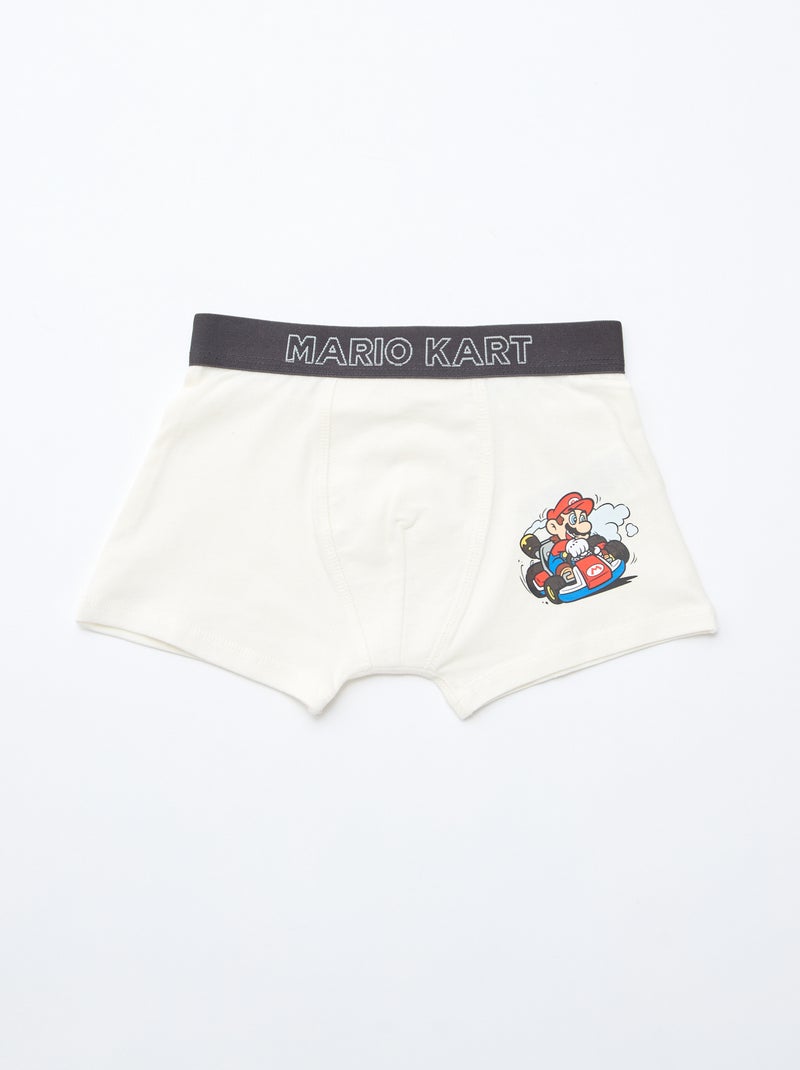 Set van 2 boxershorts 'Mario Kart' 'Nintendo' Zwart - Kiabi