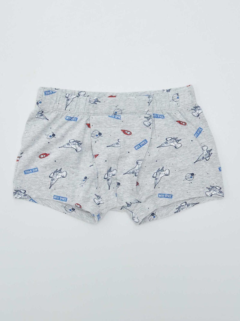 Set van 2 boxershorts met klittenband - gemakkelijk aan te trekken collectie GROEN - Kiabi