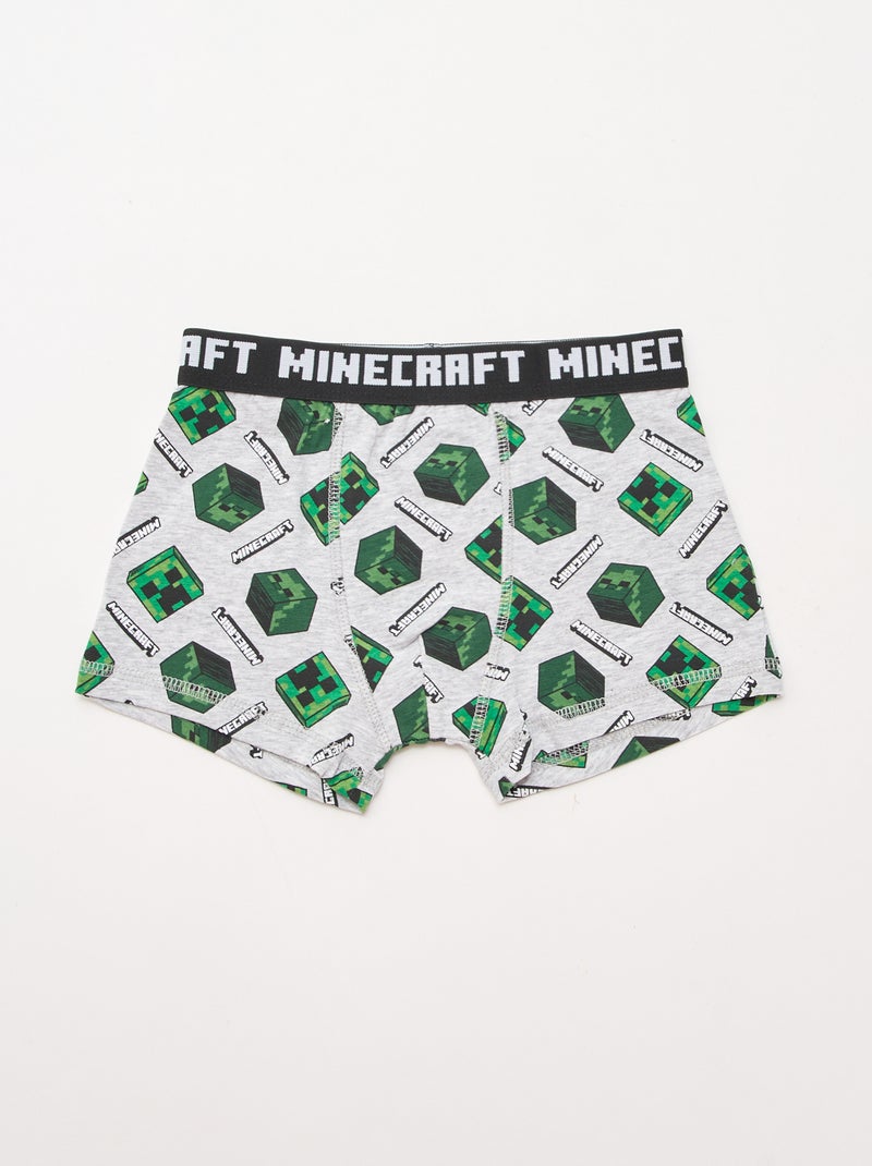 Set van 2 boxershorts 'Minecraft' Blauw - Kiabi