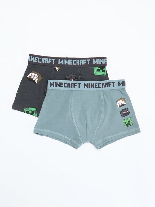 Set van 2 boxershorts 'Minecraft' - Kiabi