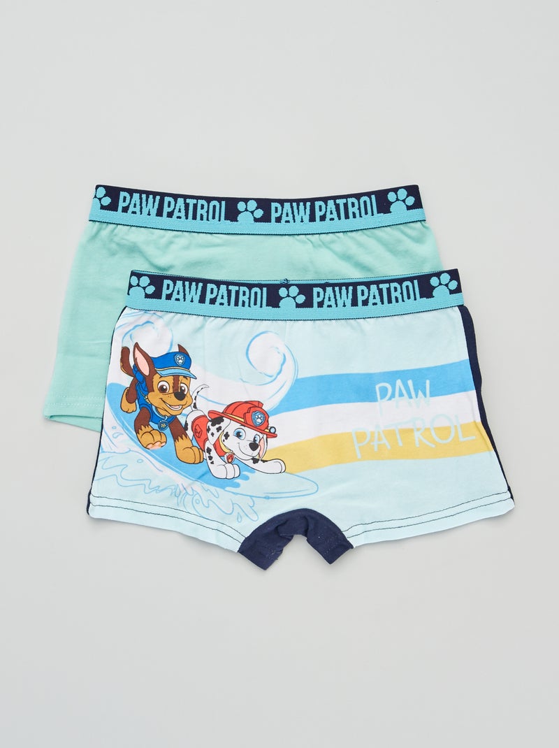 Set van 2 boxershorts 'PAW Patrol' GROEN - Kiabi