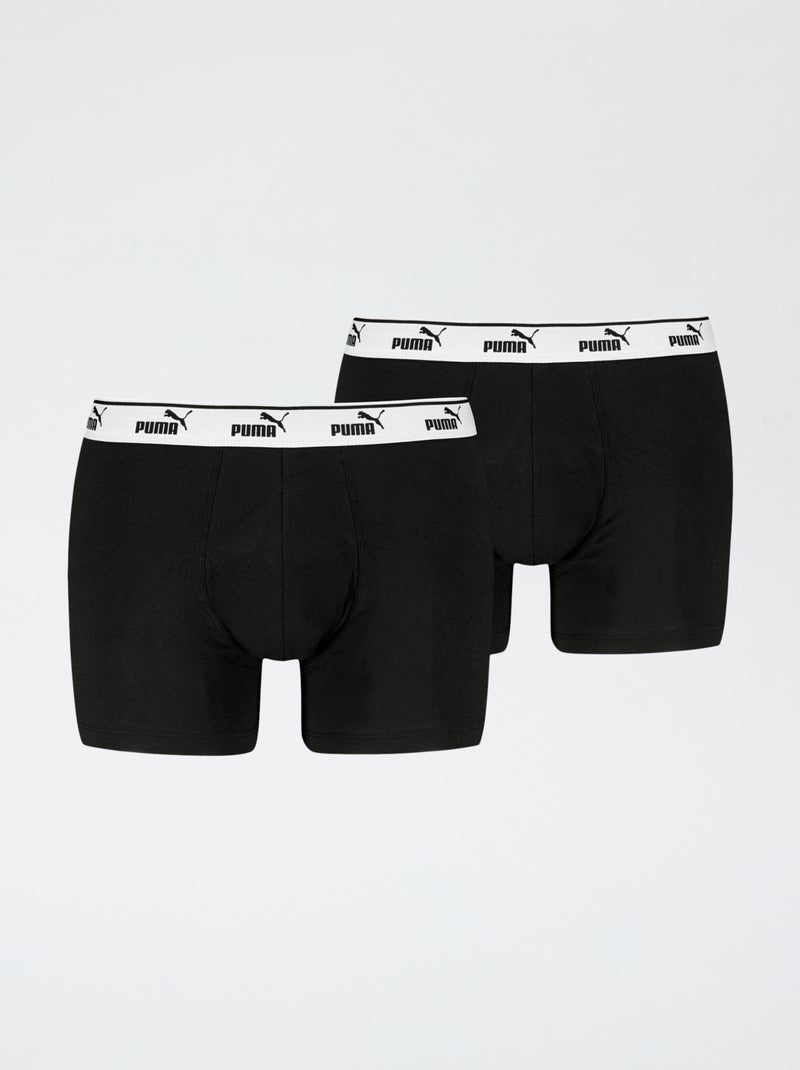 Set van 2 boxershorts 'Puma' Zwart - Kiabi