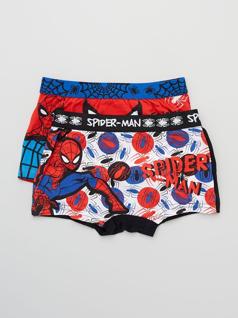 Set van 2 boxershorts 'Spider-Man' blauw / zwart - Kiabi