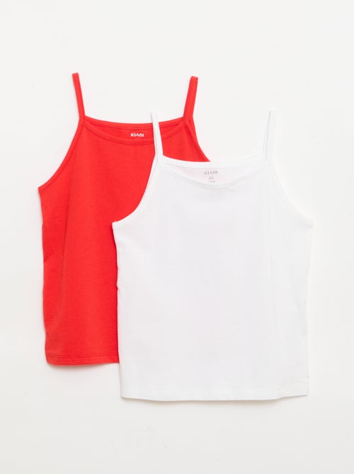 Set van 2 débardeurs - Kiabi