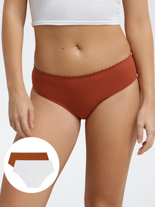 Set van 2 'Dim' 'Body touch' slipjes - Kiabi