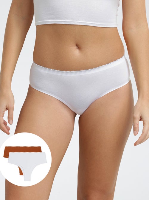 Set van 2 'Dim' 'Body touch' slipjes - Kiabi